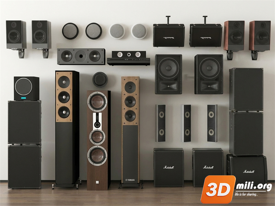 Audio tech 3D Models